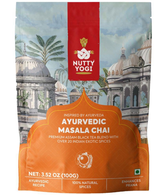 Nutty Yogi Ginger Tulsi Tea Powder 100 gm