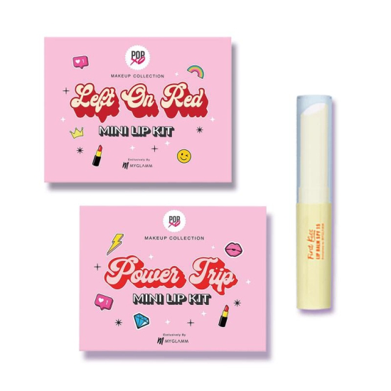 POPxo Makeup - Mini Lip Kit + First Kiss Lip Balm SPF 15