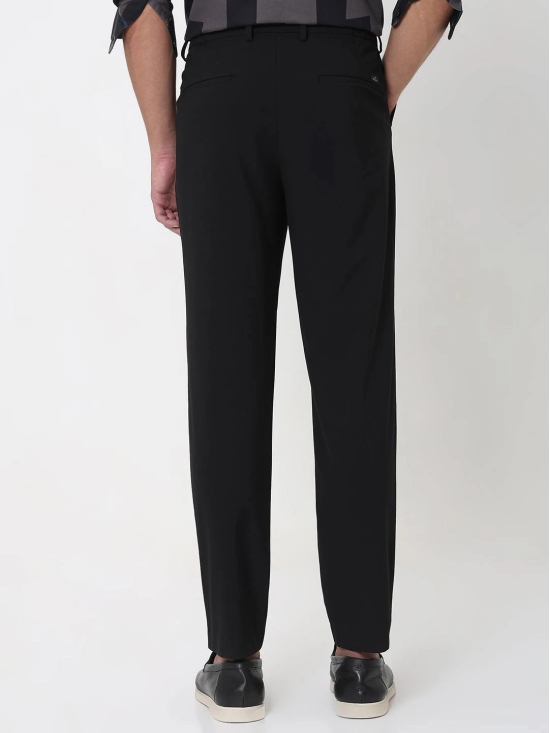 Olive Relaxed Tapered Fit Single Pleated Pants Trouser