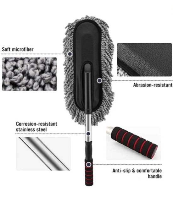 HOMETALES - Car cleaning microfiber telescopic duster for car cleaning Automotive