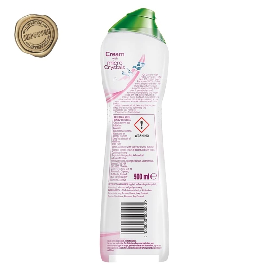 Cif Cream Multipurpose Pink, 500 Ml