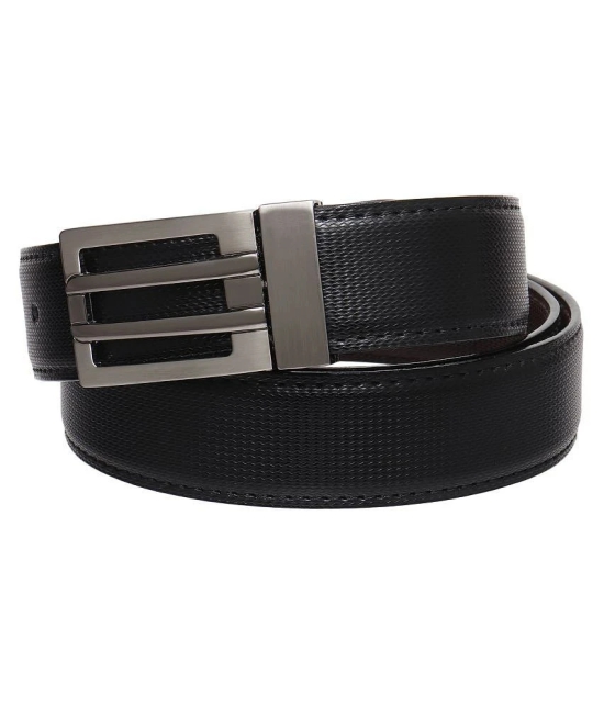 Loopa Black PU Formal Belt - 38