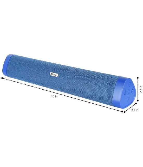 hitage BT-5.1 Rhythm Smart 5 W Bluetooth Speaker Bluetooth V 5.0 with USB,Aux Playback Time 24 hrs Blue - Blue