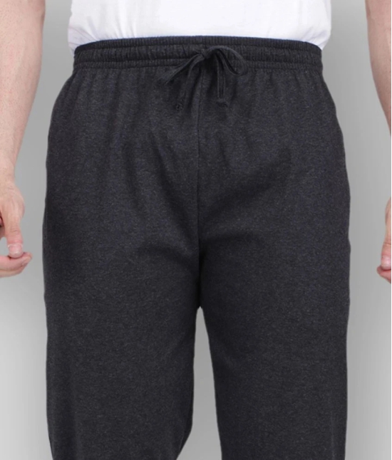 Neo Garments - Charcoal 100% Cotton Mens Trackpants ( Pack of 1 ) - XL