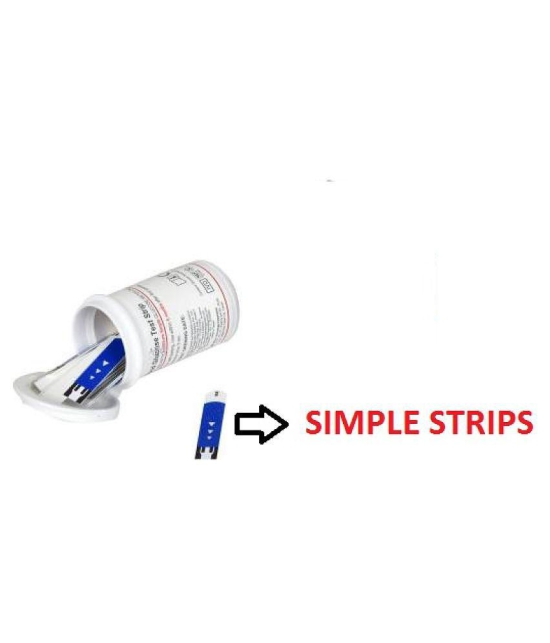 Accusure simple 100 Sugar Test strips pack only (No Meter)