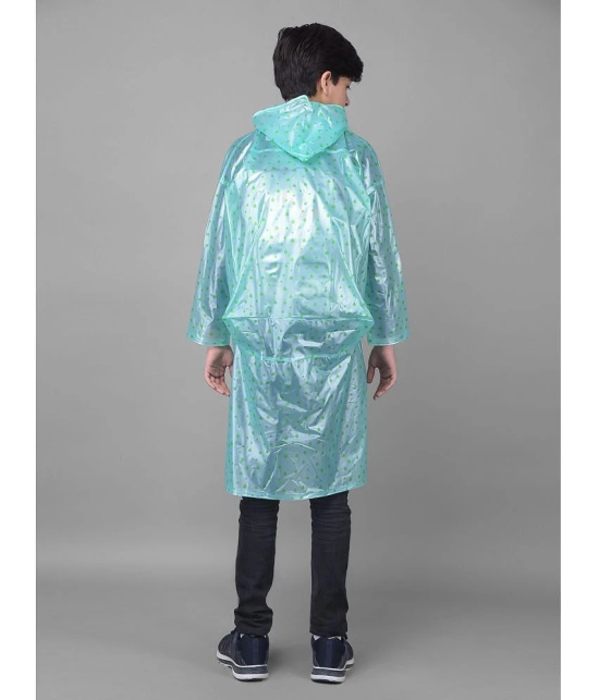 Dollar Rainguard Kids PVC Full Sleeve Solid Raincoat With Adjustable Hood and Pocket - None