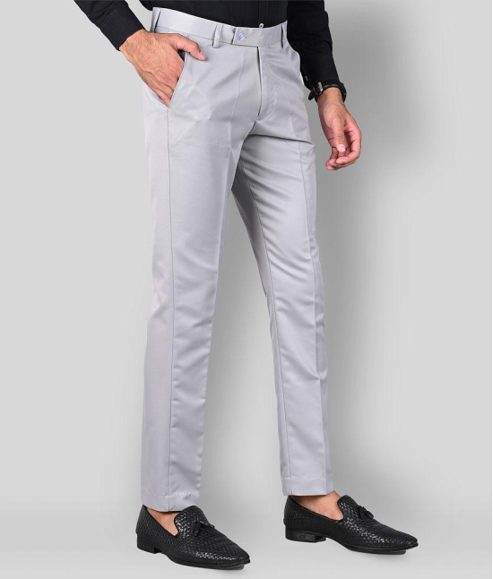 MANCREW - White Polycotton Slim - Fit Mens Formal Pants ( Pack of 2 ) - None