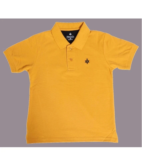 NEUVIN - Multi Color Cotton Blend Boys Polo T-Shirt ( Pack of 2 ) - None