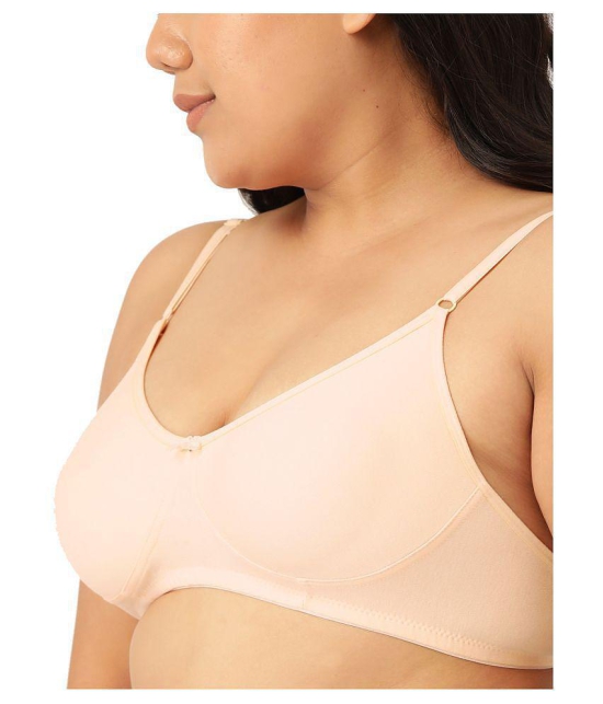 Leading Lady Cotton T-Shirt Bra - Beige Single - 42C