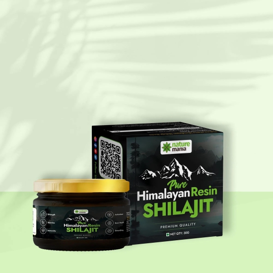 Nature Mania Pure Himalayan Shilajit Resin - 30 gm | For Men and Women