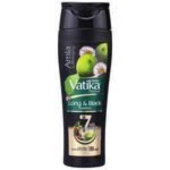 Dabur Vatika Amla Long & Black Shampoo, For Shiny, Long & Black Hair, 180Ml