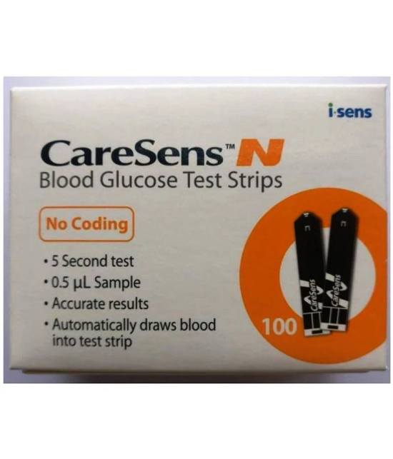 CareSens N 100 Caresens-N 100 Blood Sugar Test strips - Regular