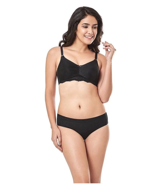 Everyde by Amante Polyamide Seamless Bra - Black Single - 34B