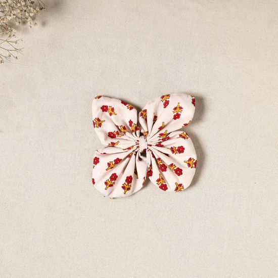 Handmade Fabric Butterfly Hair Clip 27