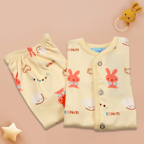 Wander Bunny Baba suit-Yellow / 6-9 months