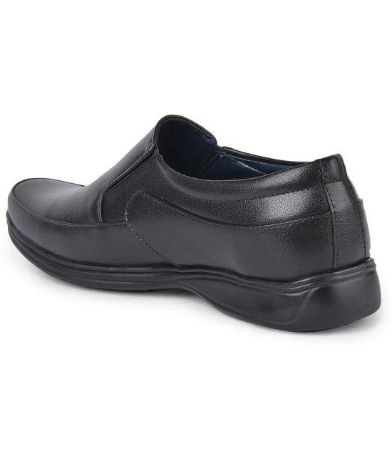 Aqualite Black Mens Slip On Formal Shoes - None