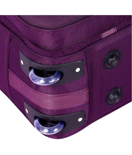 AXEN BAGS - Purple Polyester Duffle Trolley - Onesize