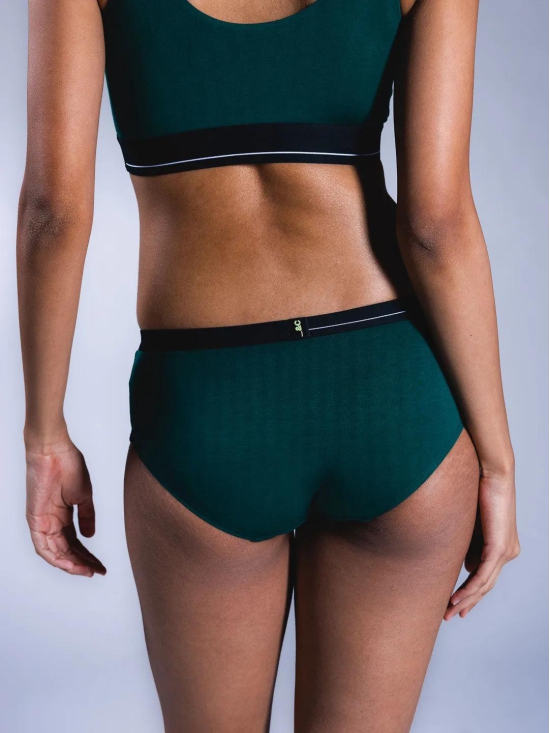 Women's Hipster Briefs - Racing Green-L