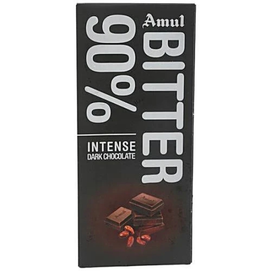 Amul Chocolate - 90% Bitter, 150 G