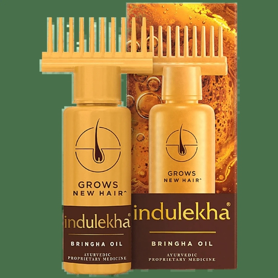 Indulekha Bringha Oil Reduces Hair Fall And Grows New Hair 100% Ayurvedic Oil, 100 Ml