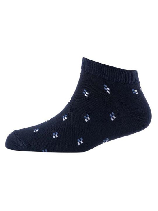 Men Pack Of 2 Patterned Cotton Ankle Length Socks