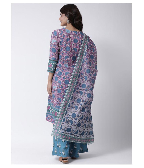 Hangup Purple Chanderi Dupatta