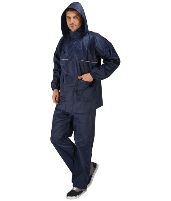 Goodluck Raincoat Set - Navy - None