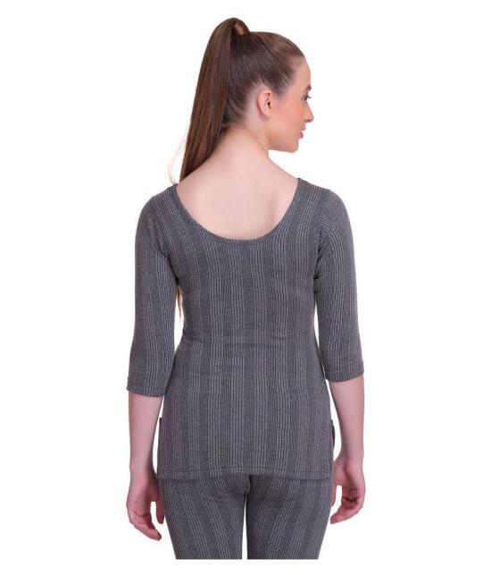 TT Cotton Blend Topwear - Grey - XL