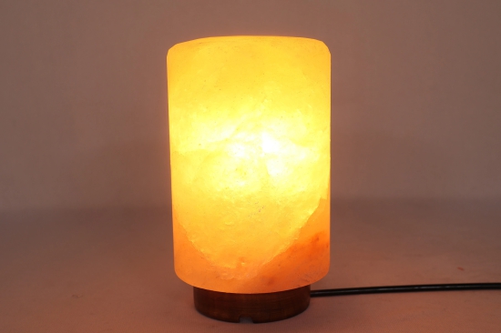 SARAS Aajeevika, Handcrafted | Himalayan Rock Salt Lamp | SHG Product | Punjab | Rock Salt Lamp | Cylinder Shape Lamp