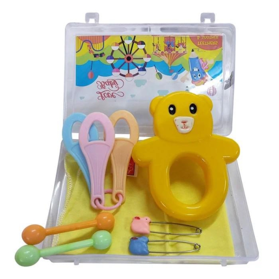 Yellow Love Baby Rattle Toys for Babies - BT24 Yellow P1