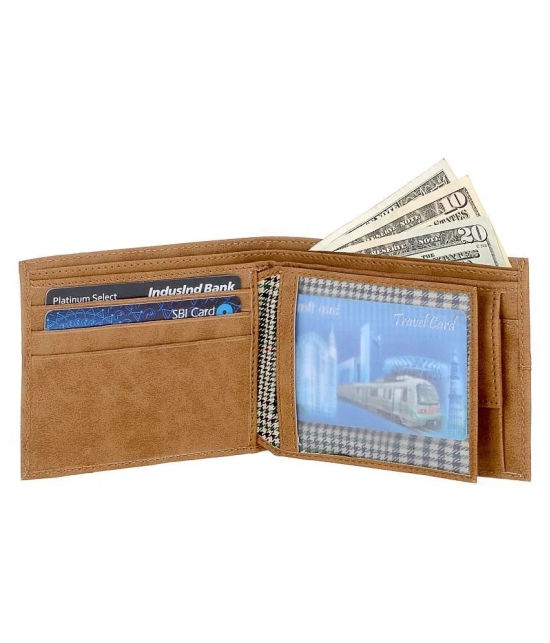 Laurels PU Beige Casual Regular Wallet