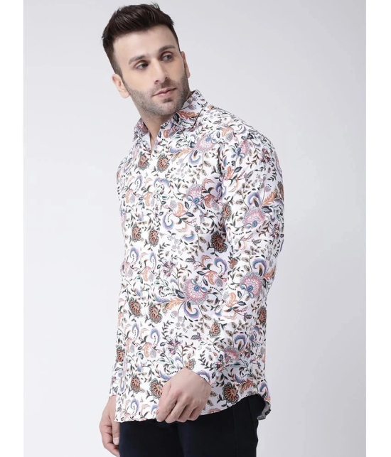 KLOSET By RIAG 100% Cotton Regular Fit Printed Full Sleeves Mens Casual Shirt - Multi ( Pack of 1 ) - None