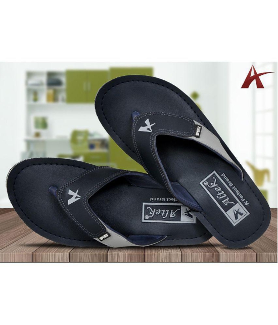 Altek - Navy Mens Thong Flip Flop - None