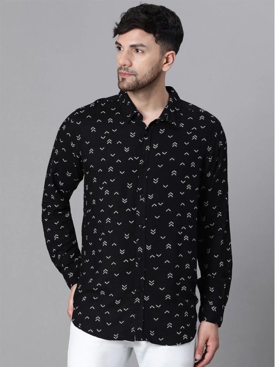 Oxolloxo Relaxed Geometric Printed Casual Shirt