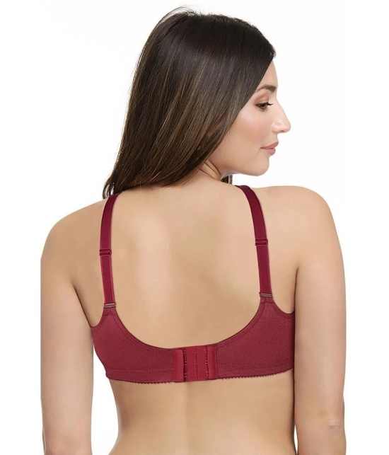 Amante Pack of 1 Polyester Non Padded Womens Shaping Bra ( Maroon ) - 36D