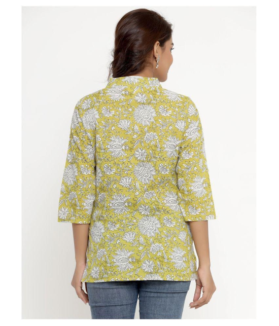 miravan Cotton Regular Tops - Yellow - XL