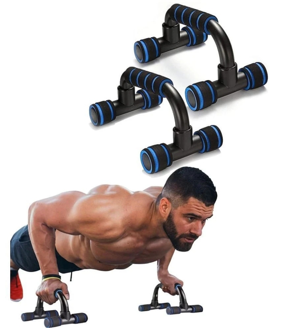 HORSE FIT Push Up Bar | Push Up Bars Stand with Foam Grip Handle | Push-Up Bar Pair | Work Out Stand with Comfort Grip | Foam Dips Bar For Home Workout | Non-slip Strength Bars | Fitness han