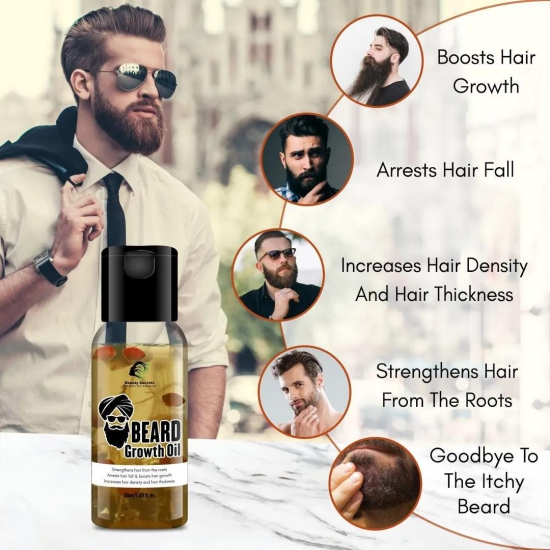 BEARD GROWTH OIL FOR FULLER AND HEALTHIER BEARD-60ml