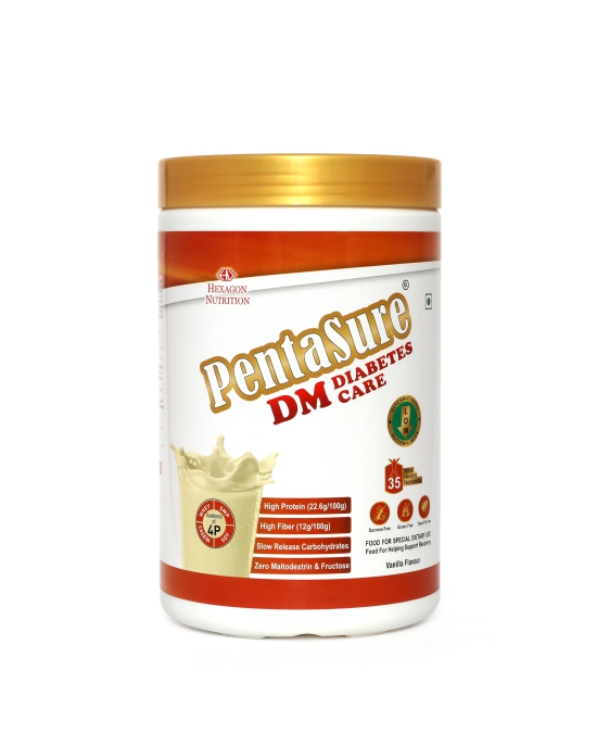 Pentasure DM Diabetes Care - Creamy Vanilla Flavour, 1 kg