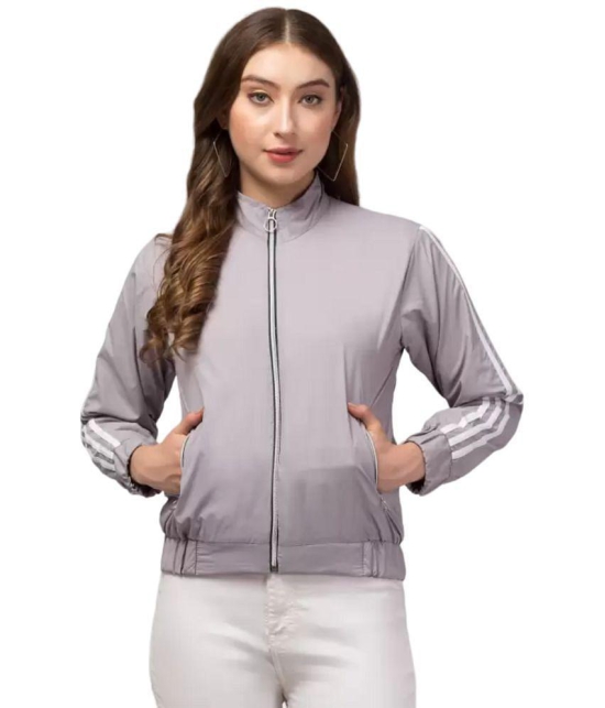 PPTHEFASHIONHUB - Polyester Grey Jackets - None