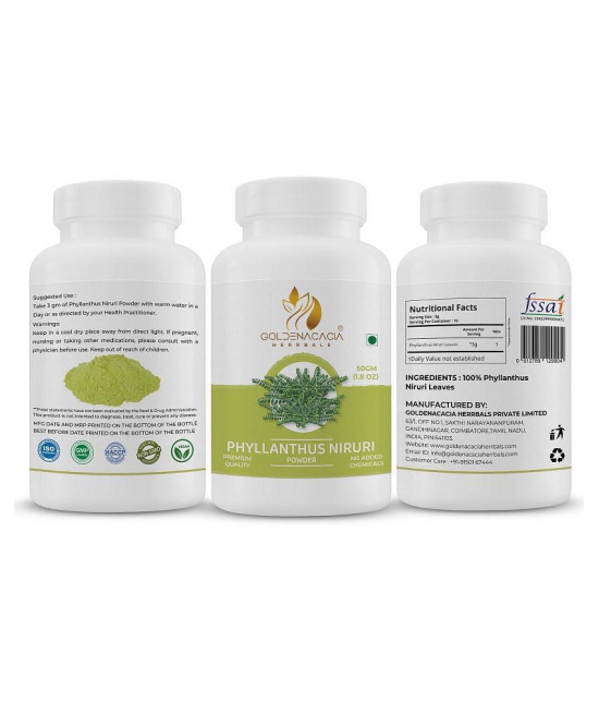 GOLDENACACIA HERRBALS Phyllanthus Powder 50g Powder 1 gm