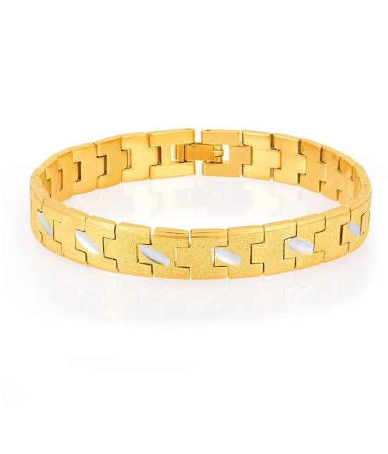 Sukkhi Creative Gold Plated Bracelet For Men - None