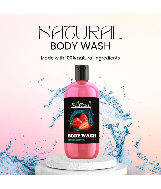 Phillauri Strawberry bodywash Nourishing Shower Gel 200 mL