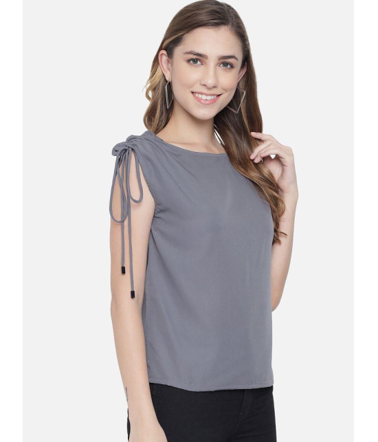 ALL WAYS YOU Polyester Regular Tops - Grey Single - M