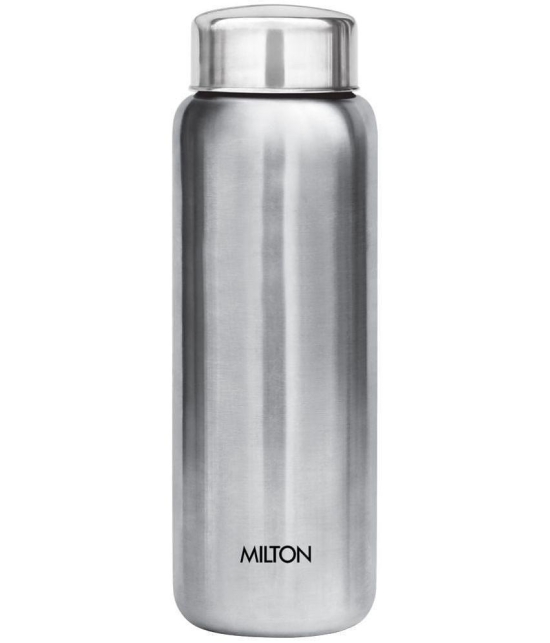 Milton Aqua 750 Stainless Steel Water Bottle, 750 ml, Silver - Silver