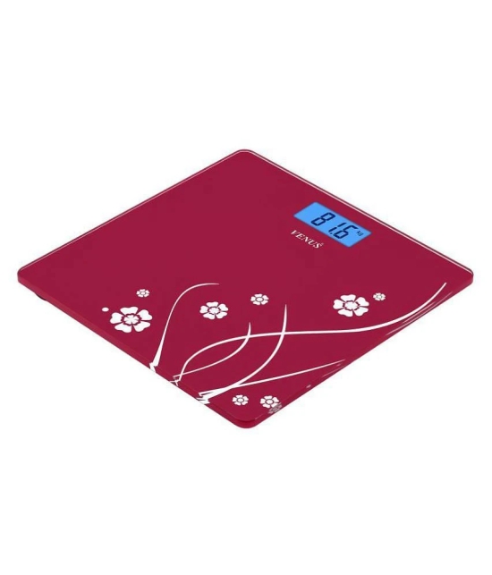 Venus Venus EPS-6399-Red-Digital Electronic Personal Body Health Fitness Check up Weighing Scale EPS-6399-Red Red