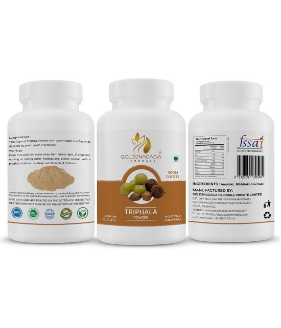 GOLDENACACIA HERRBALS Triphala 50g Powder Powder 1 gm