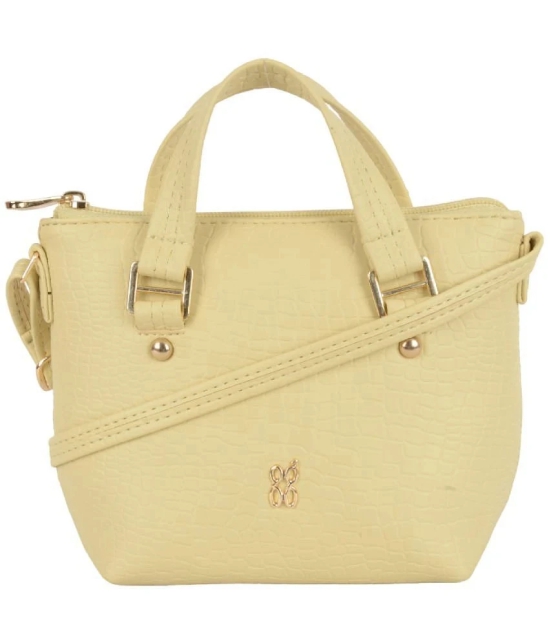 Baggit Yellow PU Tote Bag - Yellow