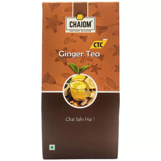 Buy Chaiom Ginger Black Tea Ctc Tea 100 Gms Online | Khojle by Jagran