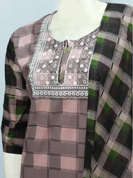 Women Nighty With Shawl-Cotton mix / Free size